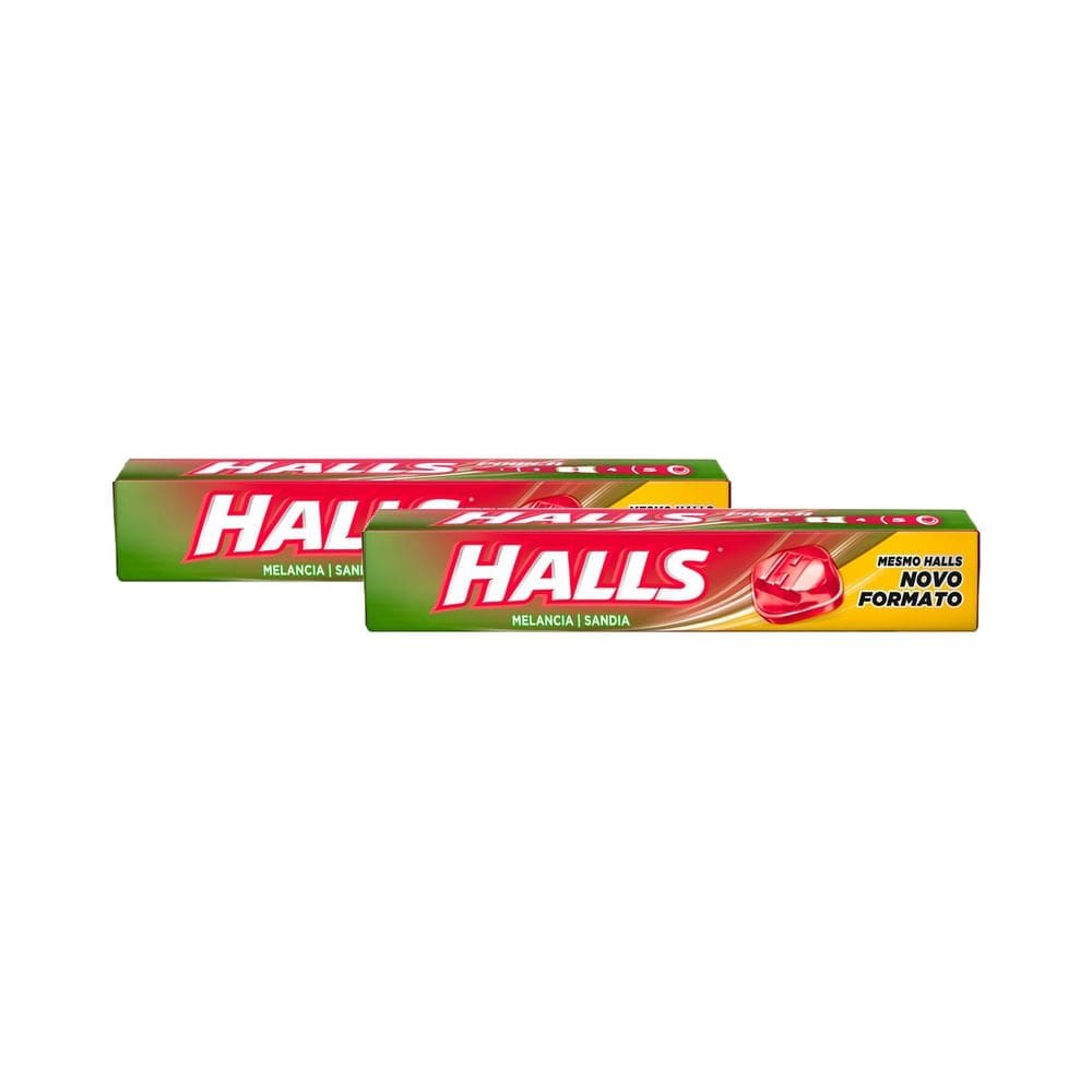Kit 2 Bala Halls Melancia 28g