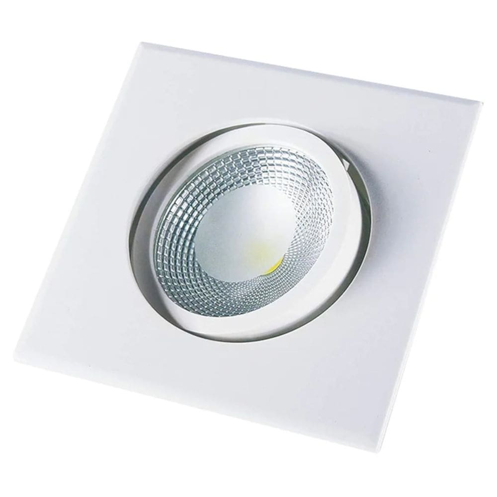 Spot COB PP 5 Watts 3000K Quadrado - 148160032 - STARTEC