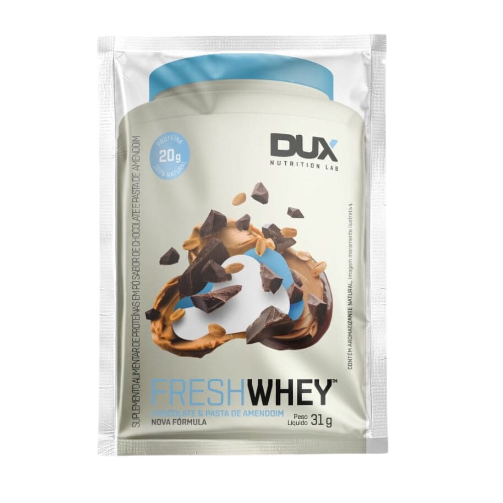 Fresh Whey DUX Sabor Chocolate Pasta de Amendoim 31g