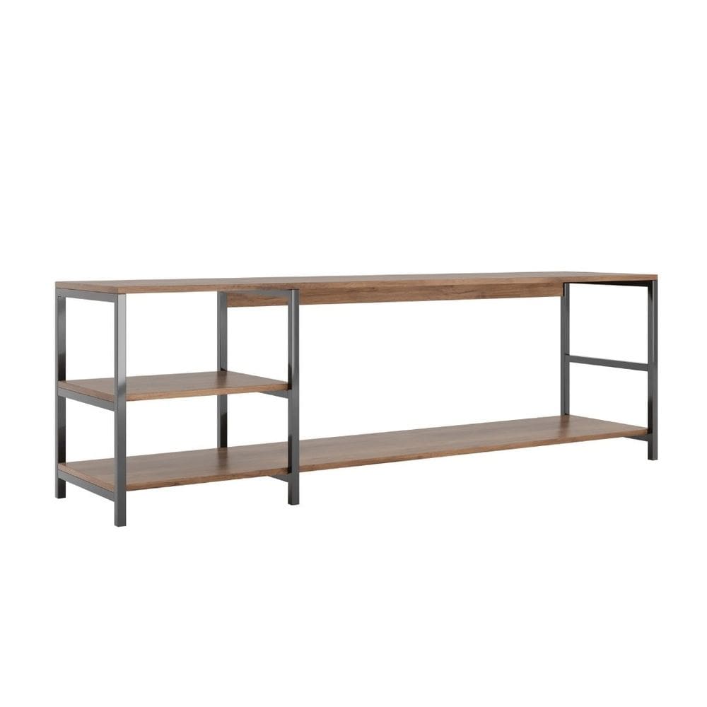 Estante Rack Industrial Brooklin 160 TV 60 Polegadas Canela