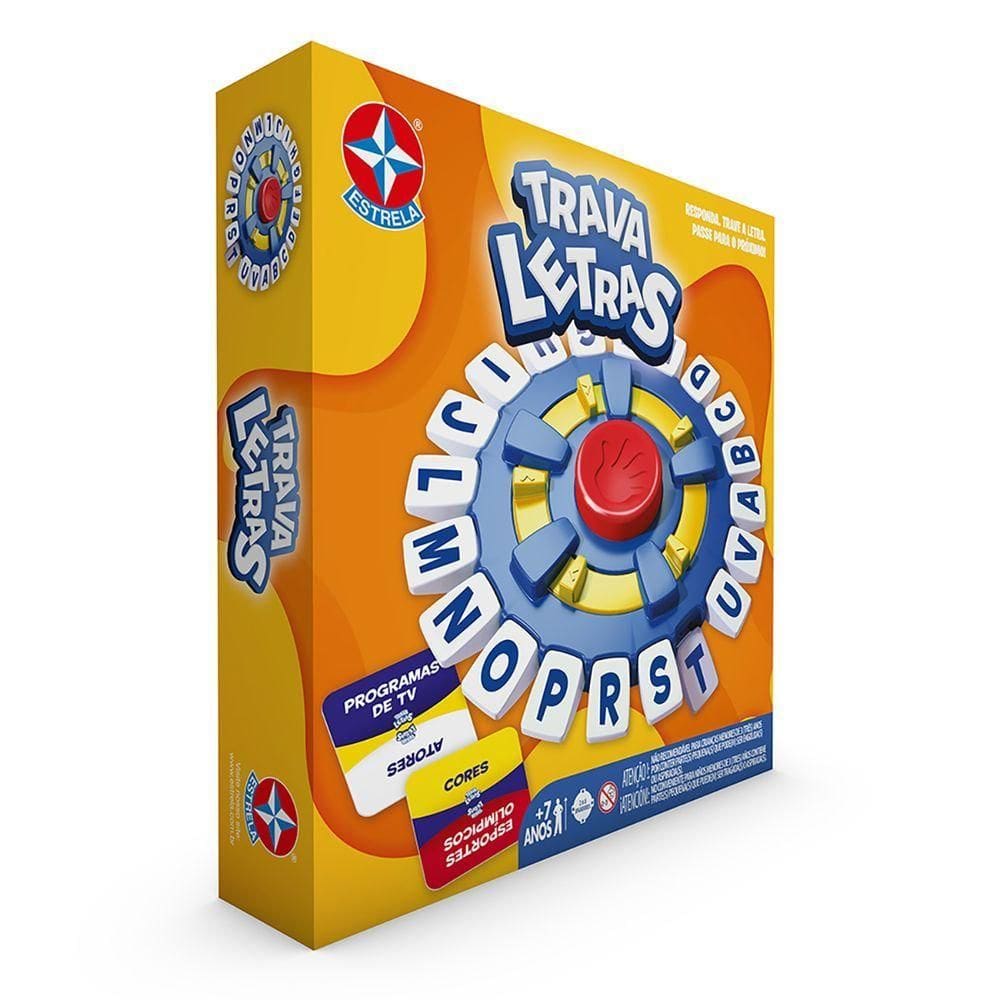 Jogo Trava Letras - Brinquedos Estrela