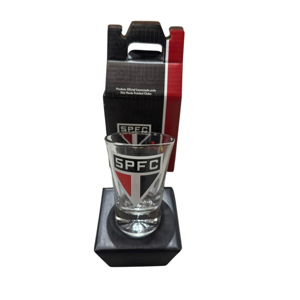 Copo de Vidro 60ml Tricolor Shot Torcedor
