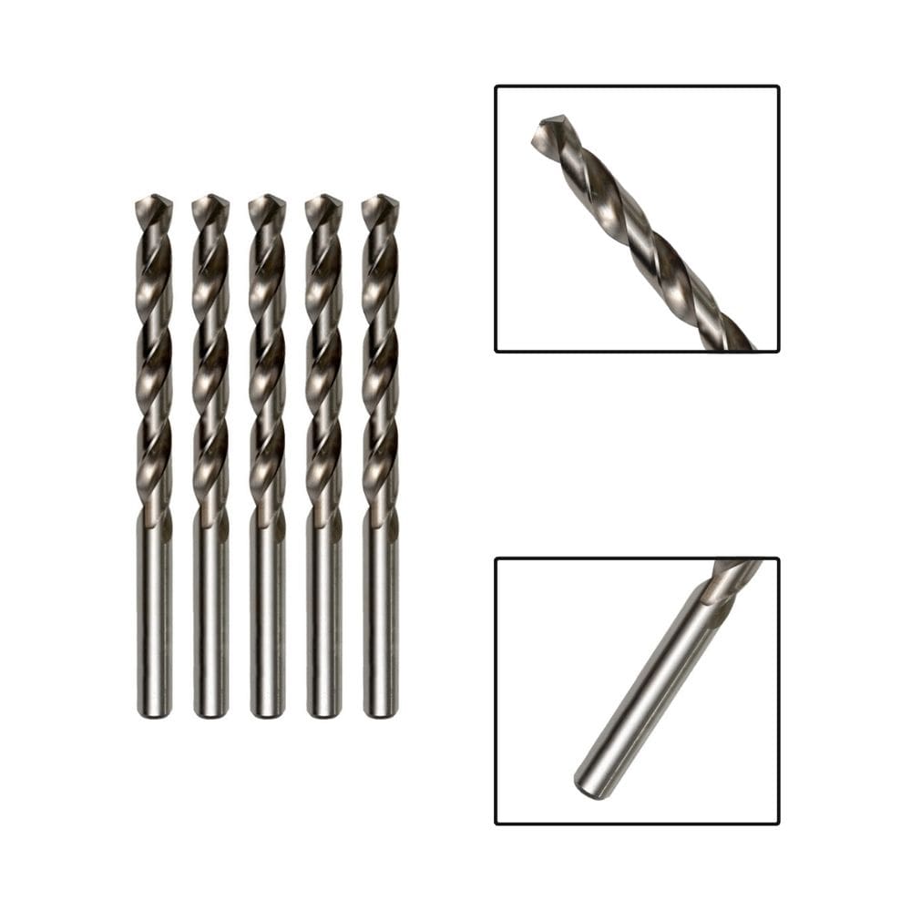 Kit 5 Brocas Paralelas Aço Rápido HSS 8,5mm