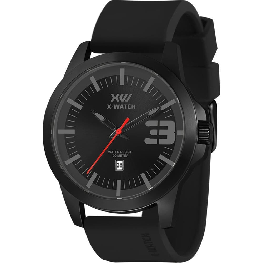 Relógio X-Watch Masculino Ref: Xmnp1021 P2px Esportivo Black