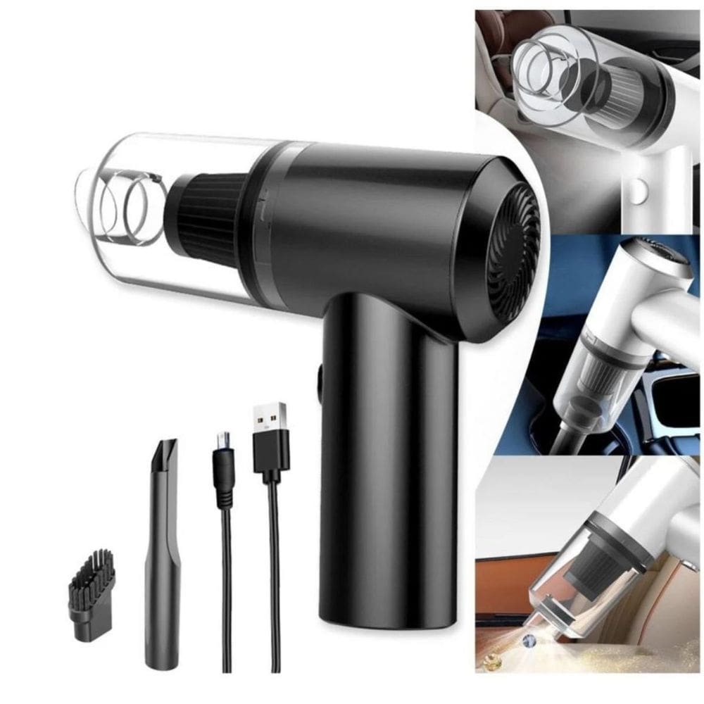 Aspirador De Pó Portátil 3 Em 1 Potente Recarregável Hoje