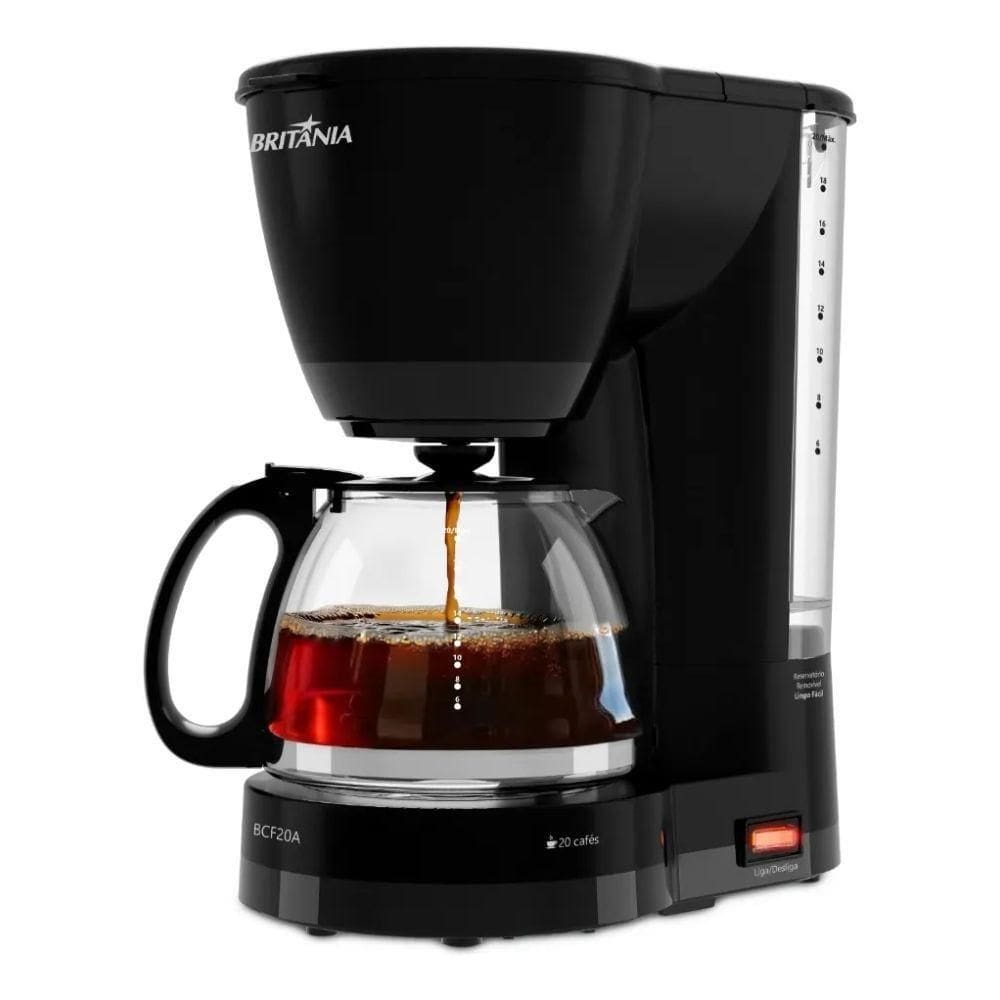 Cafeteira Britânia Jarra De Vidro 1,2 Litros 800W