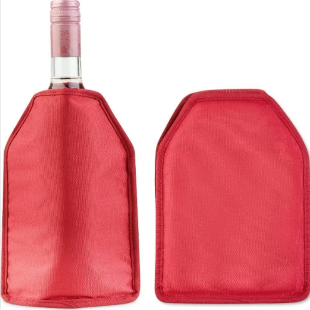 Cooler Térmico De Vinho Capa Bolsa Resfriadora Suco Garrafa Espumante Congelante Em Gel Premium
