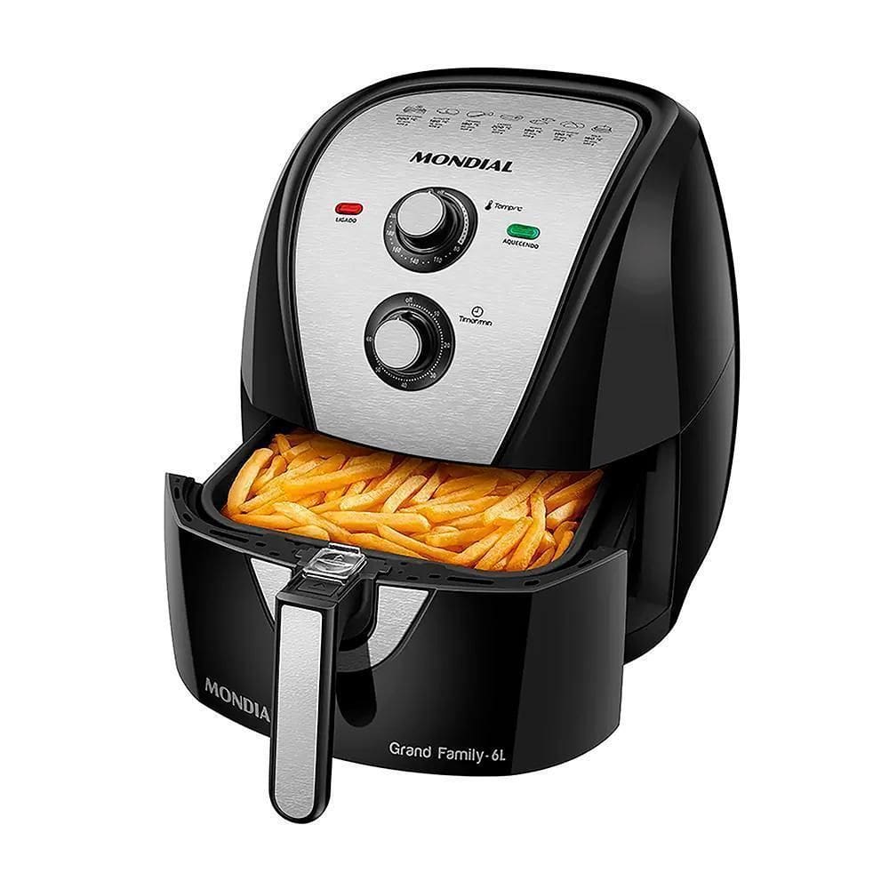 Fritadeira Sem Óleo Air Fryer 6L Afn-60-Bi Preto 220V