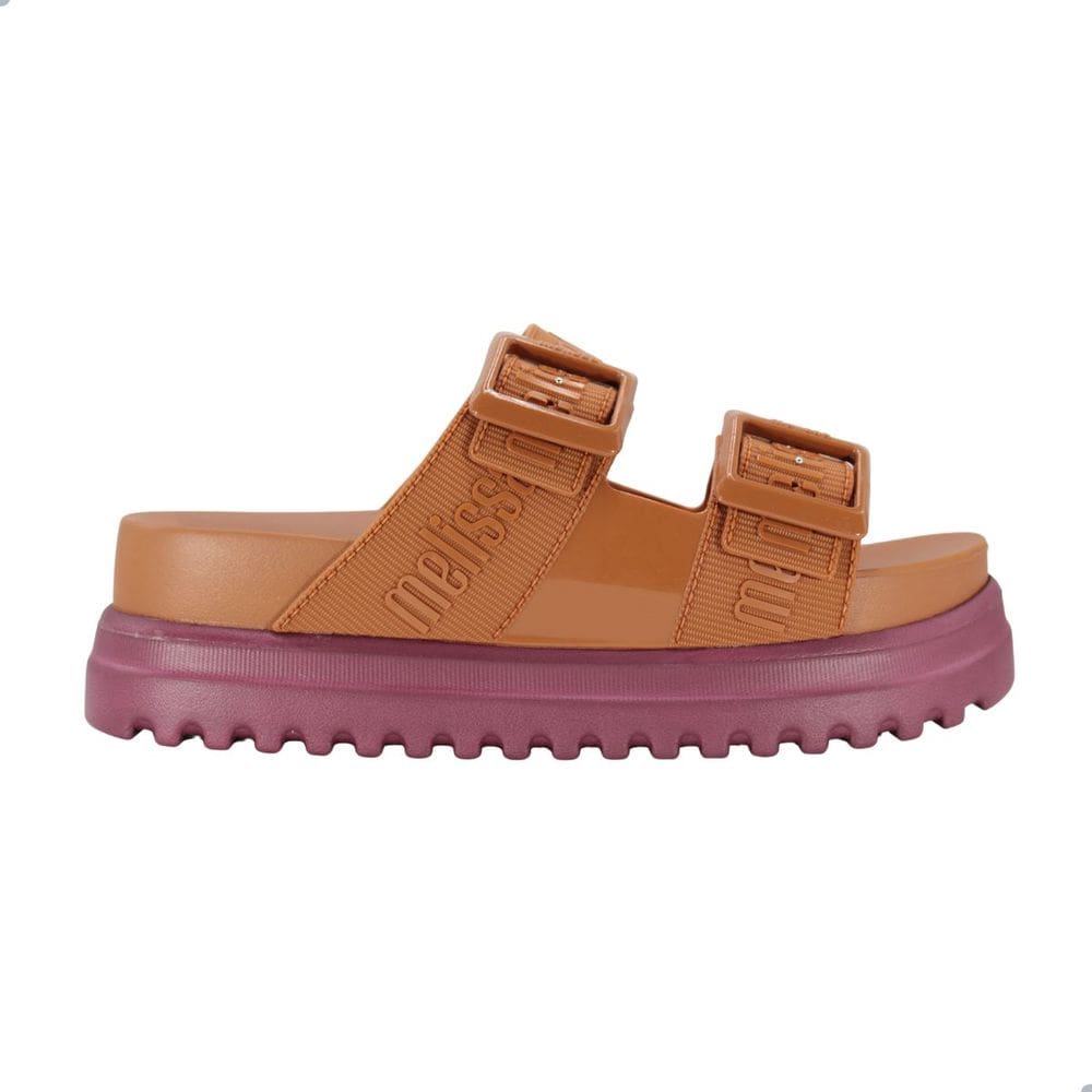 Tamanco Melissa Cozy M-Lover Platform Marrom