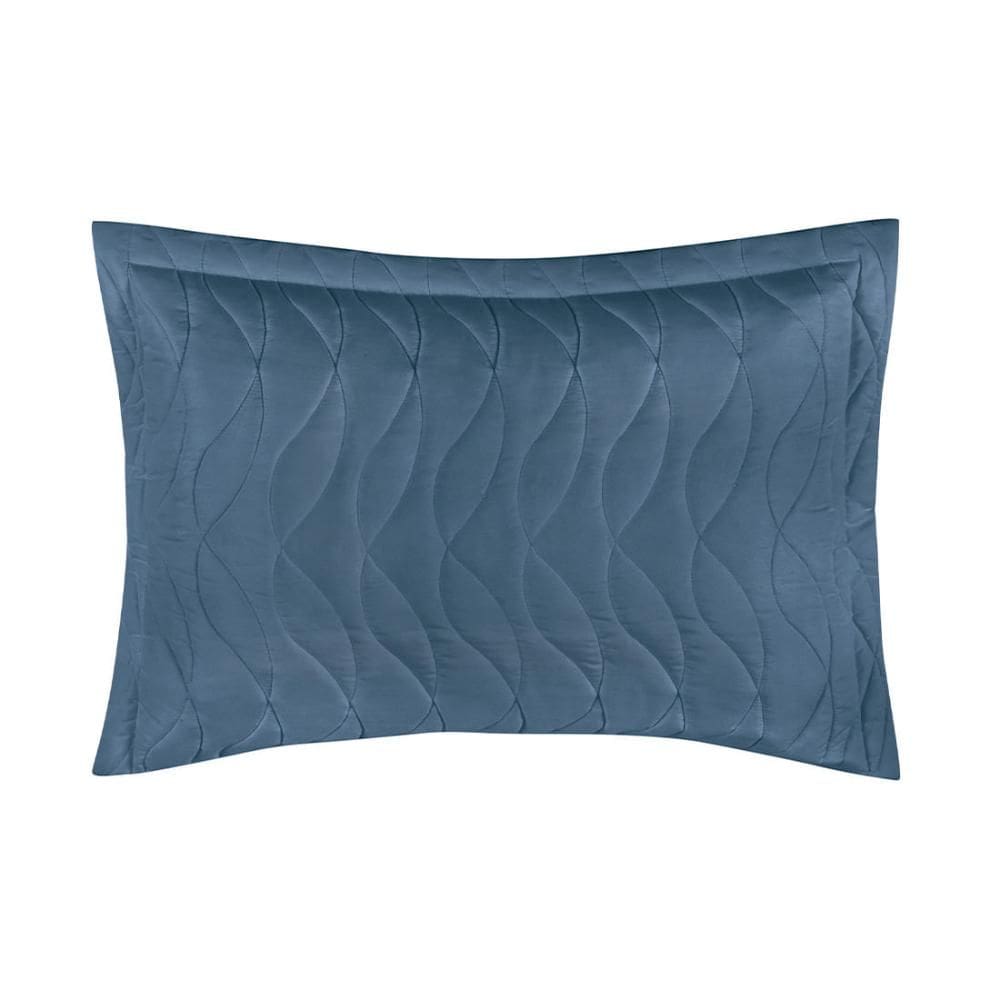 Porta Travesseiro Altenburg Toque Acetinado 50cm x 70cm - Azul Dimensão