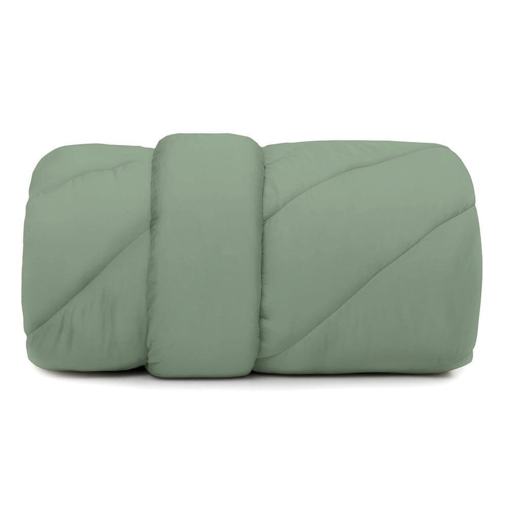 Edredom Casal Altenburg Cetim 300 Fios Verde