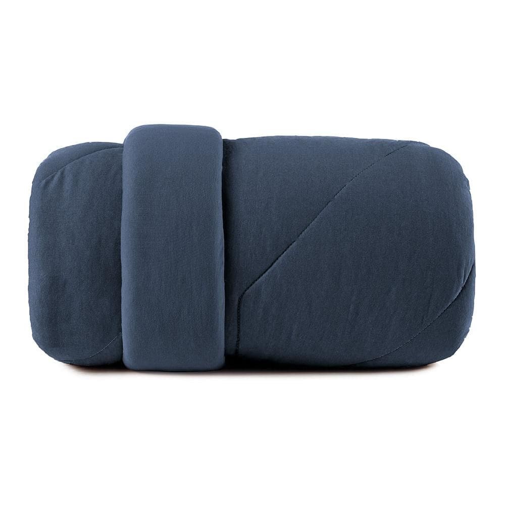 Edredom Solteiro Altenburg Malha Fio Penteado Azul Minimal