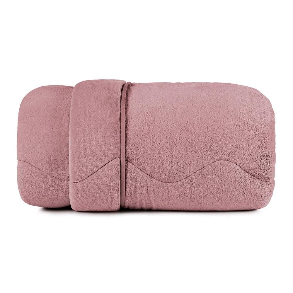 Edredom Casal Altenburg Blend Sense Velvet Rosa