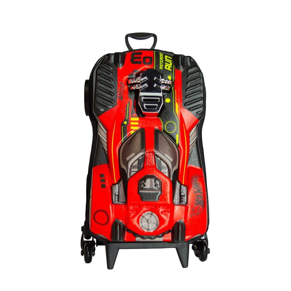 Mochila Rodas Hot Wheels 3D Dune Vermelho Motor Realista