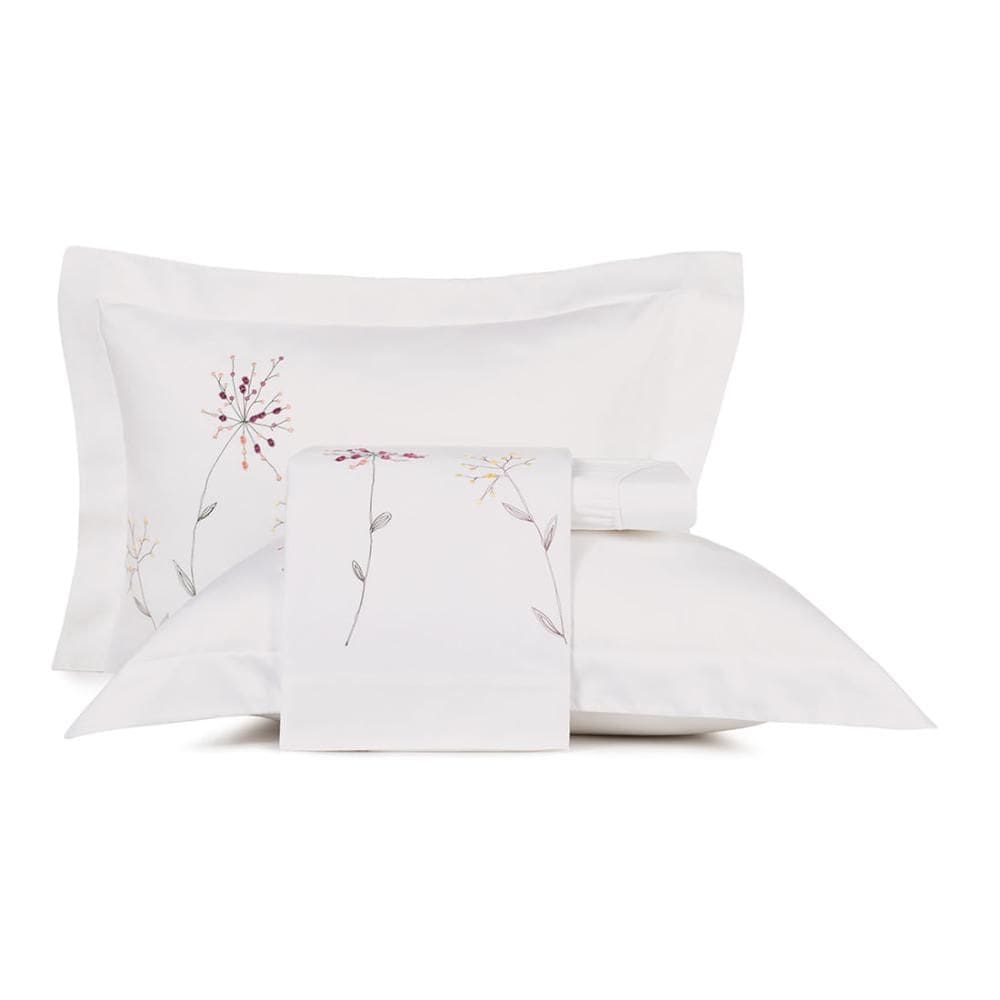 Jogo de Cama King Altenburg Bordados em Cetim 300 Fios Anise