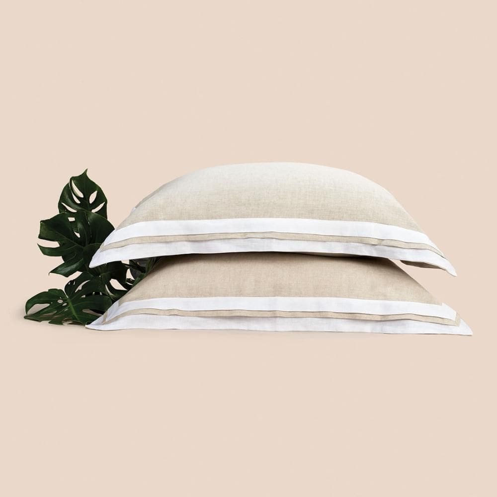 Jogo de Fronha 50cm x 70cm 2 Peças Altenburg Haus Galeria Bege Instinto