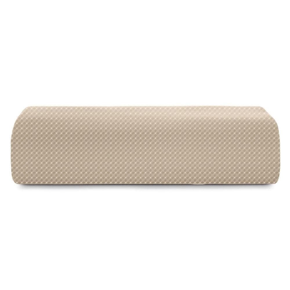 Lençol com Elástico Solteiro Altenburg Toque Acetinado Slim  Bege