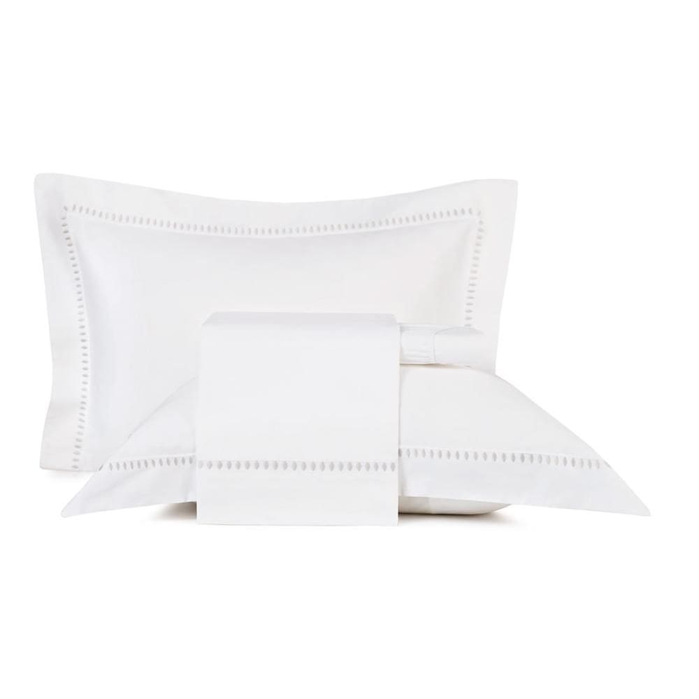 Jogo de Cama Casal Altenburg Bordados em Cetim 300 Fios Cerclê Cinza