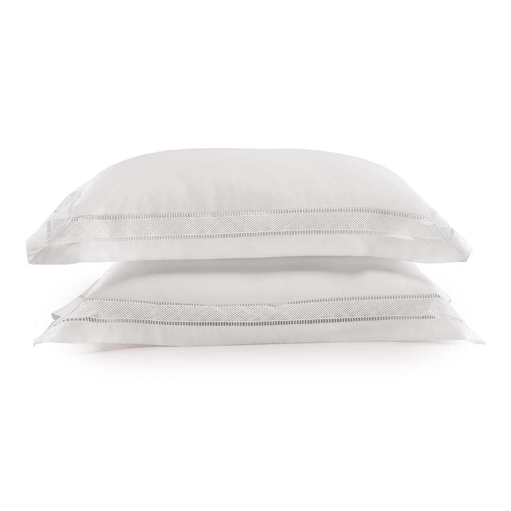 Jogo de Fronhas Altenburg Cetim Bambu 300 Fios Unitá Branco 50cm x 70cm