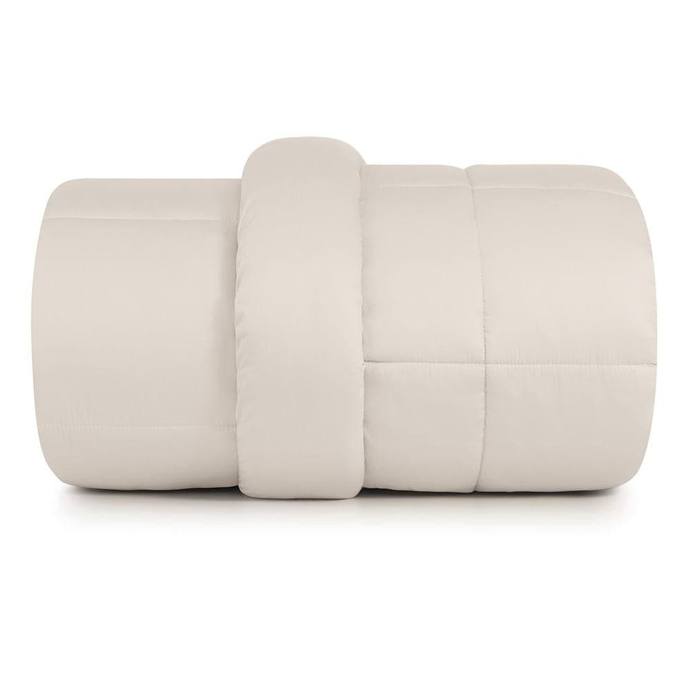 Edredom King Altenburg Algodão Lux 200 Fios Plumi Bege Delavé