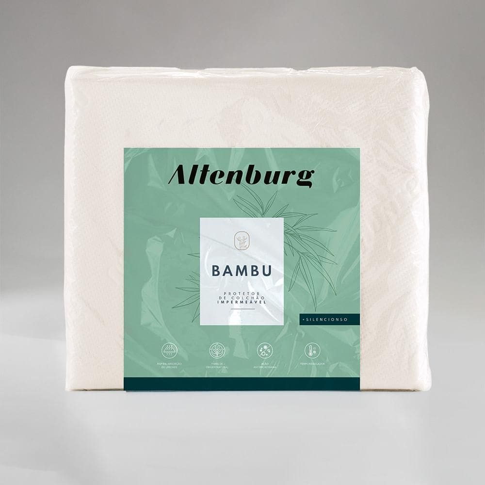 Protetor de Colchão com Elástico Super King Altenburg Bambu