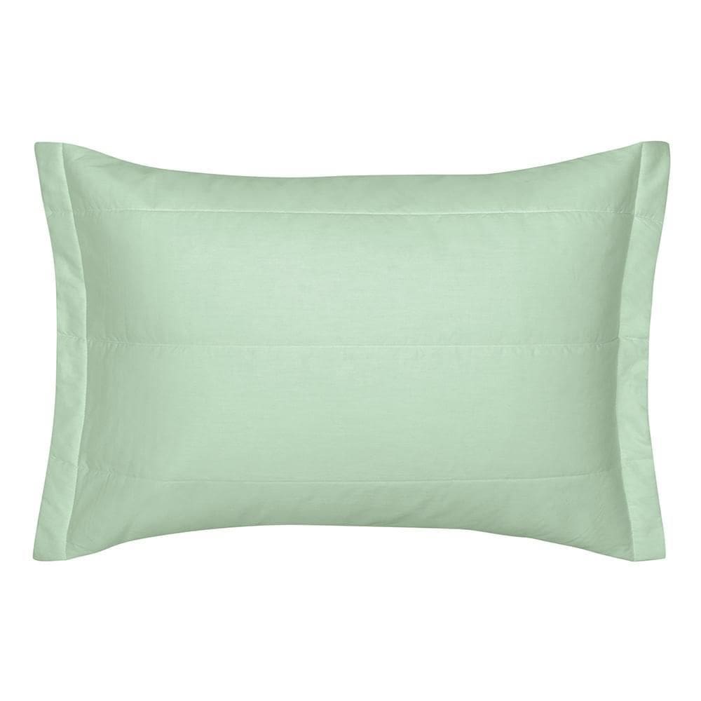 Porta Travesseiro 50cm x 70cm  Altenburg Algodão Lux 200 Fios  Verde Claro