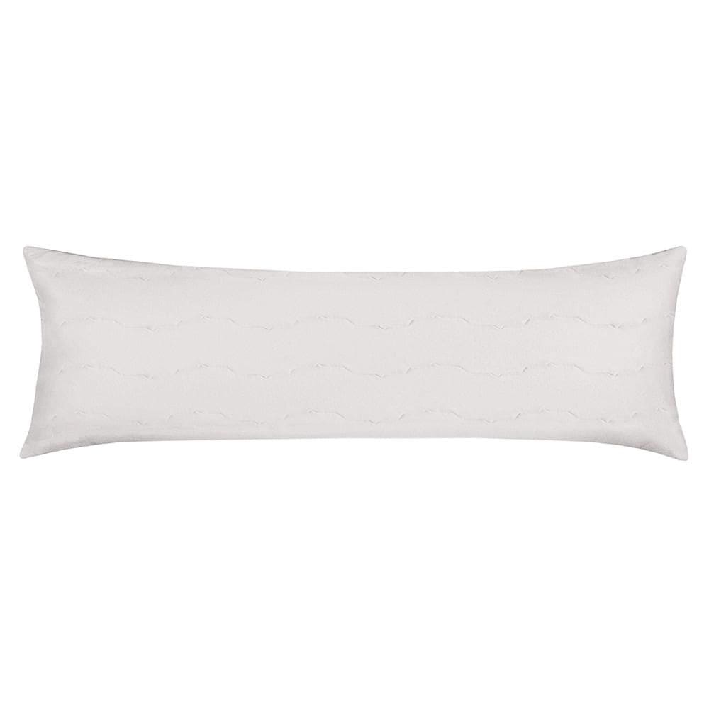 Porta Travesseiro Body Pillow Altenburg Malha Fio Penteado 100% Algodão Branco