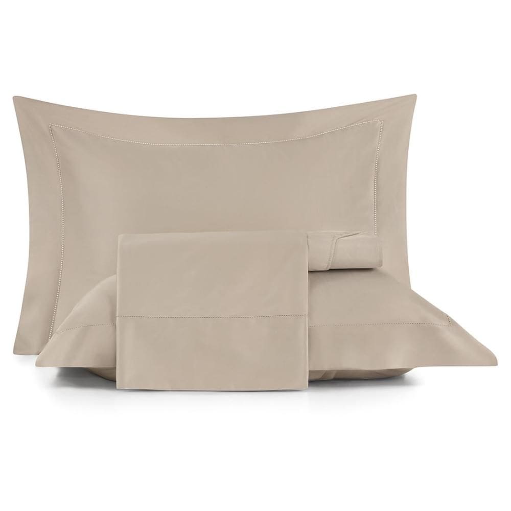 Jogo de Cama King Altenburg 4 peças Cetim de Tencel Marrom