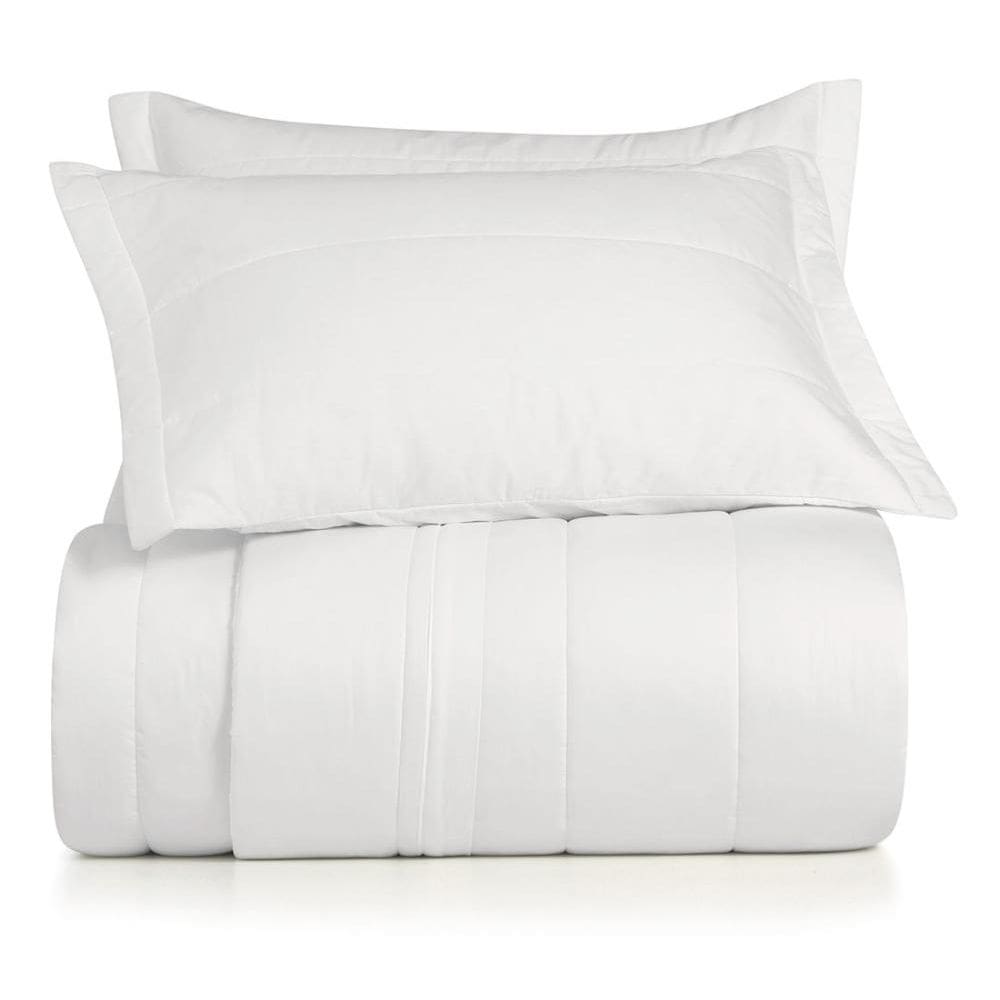 Jogo de Colcha Casal 3 Peças Altenburg Algodão Lux 200 Fios  Branco