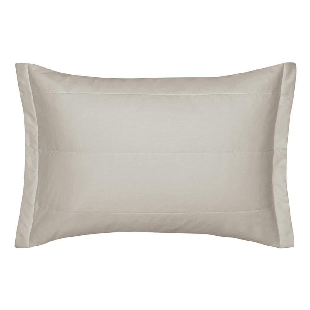 Porta Travesseiro 50cm x 70cm  Altenburg Algodão Lux 200 Fios  Cinza Inspiração