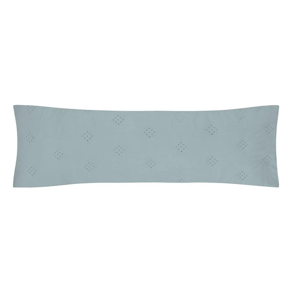 Porta Travesseiro Body Pillow Altenburg Ultrawave Anarruga Azul Etienne