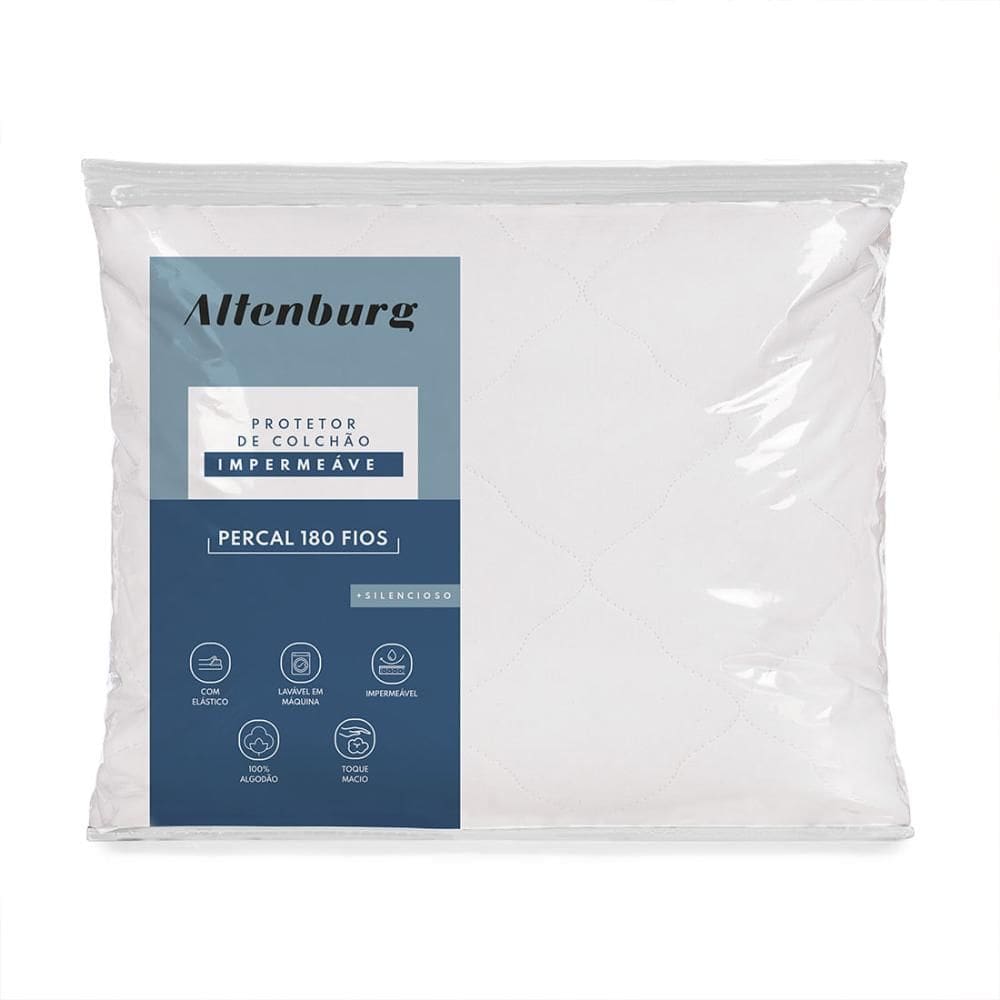 Protetor de Colchão Queen Altenburg Percal 180 Fios