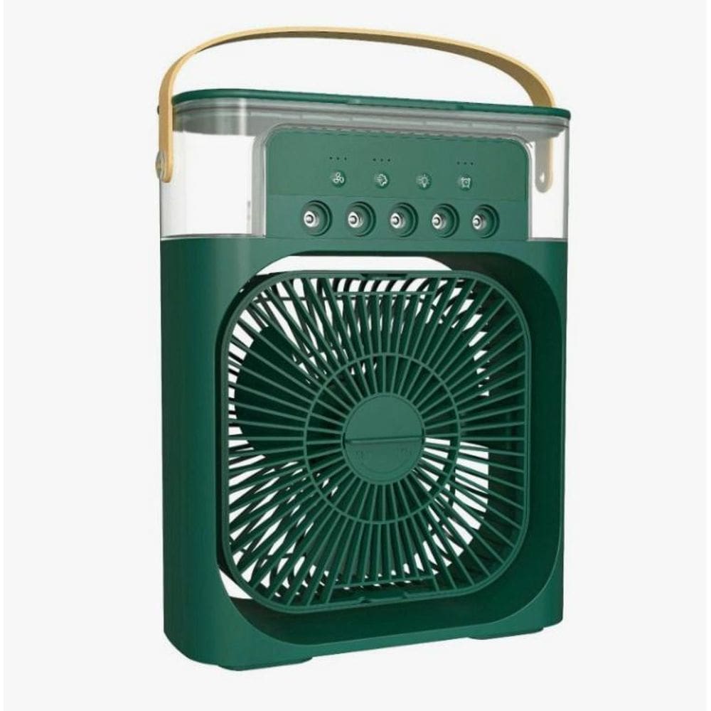 Mini Ventilador Usb Com Água Gelo E Aromatizador