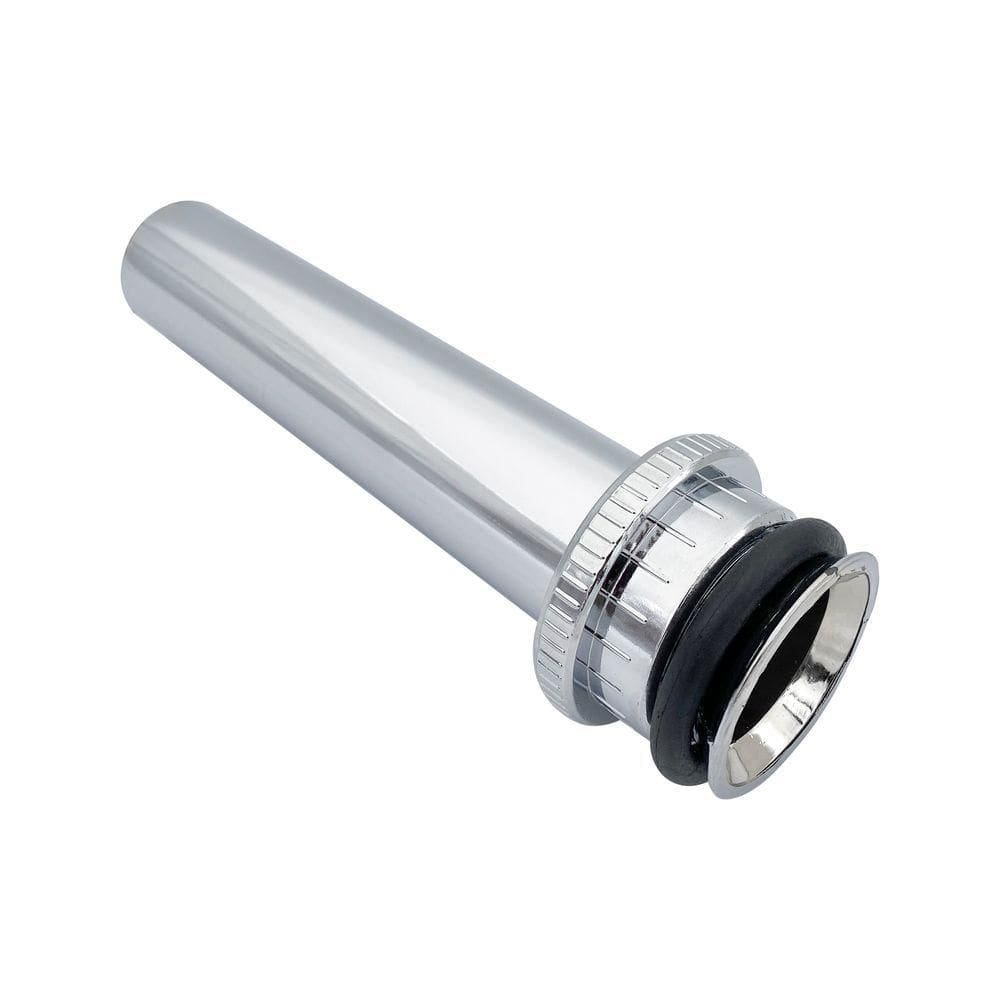 Tubo De Ligação Ajustável 25cm Vaso Sanitário Cromado Abs