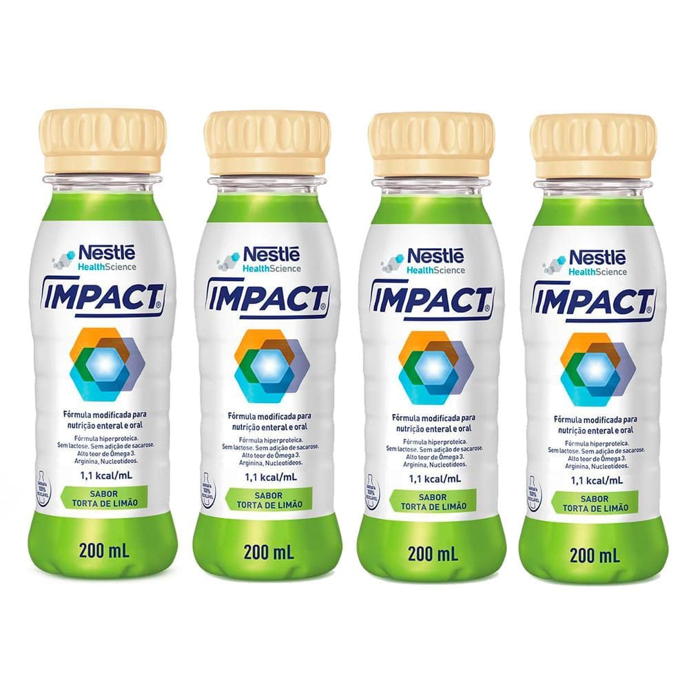 Kit 4 Impact Torta de Limão 200ml