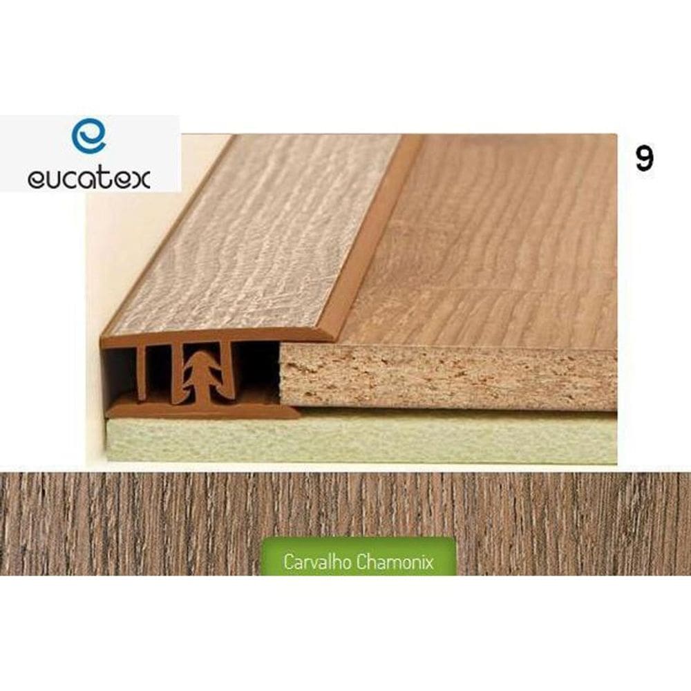Perfil Piso Parede Eucafloor Tecno 9, 1,8 metros