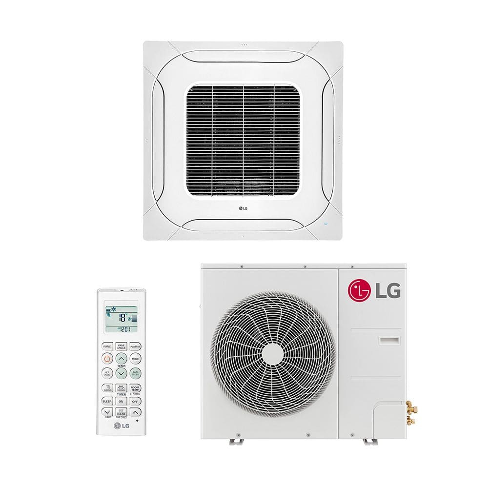 Ar Condicionado Split Cassete 4 Vias - Inverter R-32 - LG - 36.000  BTUs - Frio - 220V Monofásico