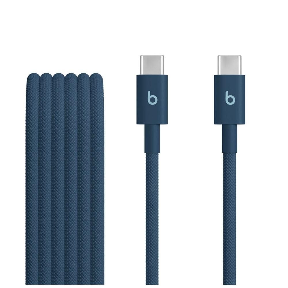 Cabo trançado de USB-C para USB-C da Beats (1,5 m), Azul