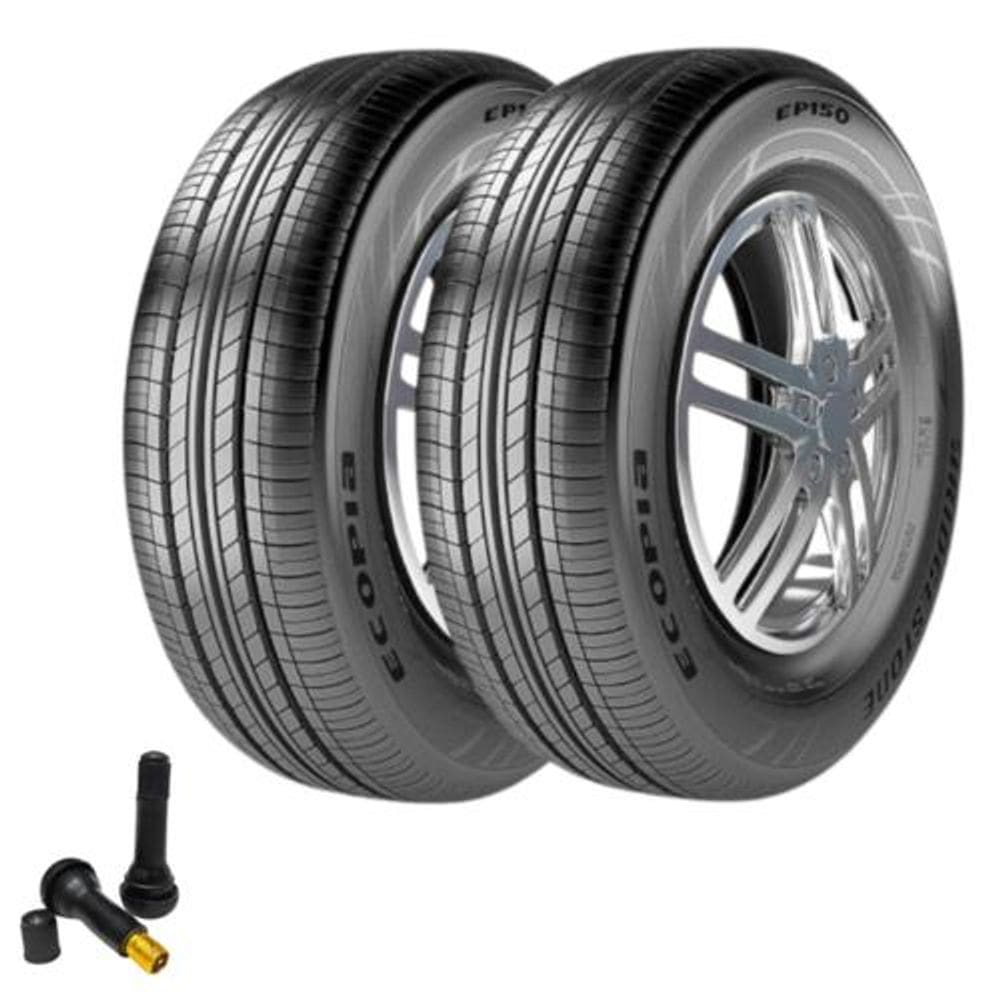 Combo 2 Pneus 205/60r16 Ecopia Ep 150 Bridgestone + Bico