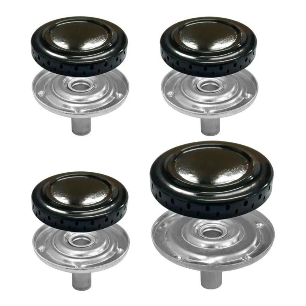 3X Kit 4 Bocas Para Fogão Realce Apolo Ares Hera 3 Peq + 1 G