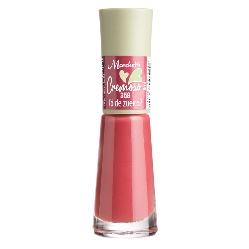 Esmalte Marchetti Cremoso Cor 358 Tá de Zueira 8ml