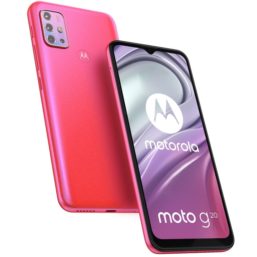 Smartphone Motorola Moto G20 64GB 4G RAM 4GB Tela 6,5” Câm.Quadrupla+Câm Selfie 13MP