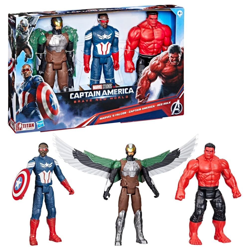 Marvel Titan Hero Serie Set de Figuras de Acción 30 cm Avengers