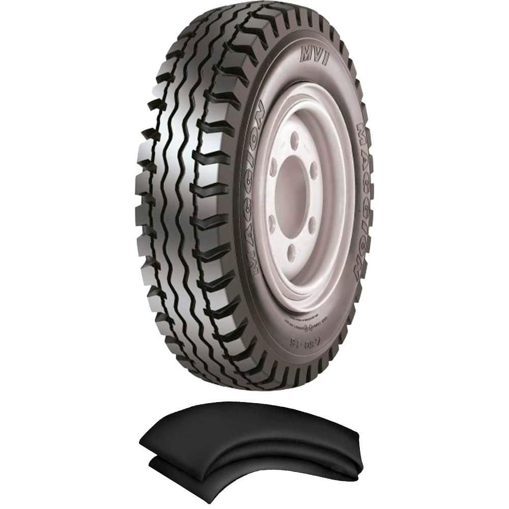 Kit Pneu Empilhadeira 750-15 MVI 12L Maggion + Câmara