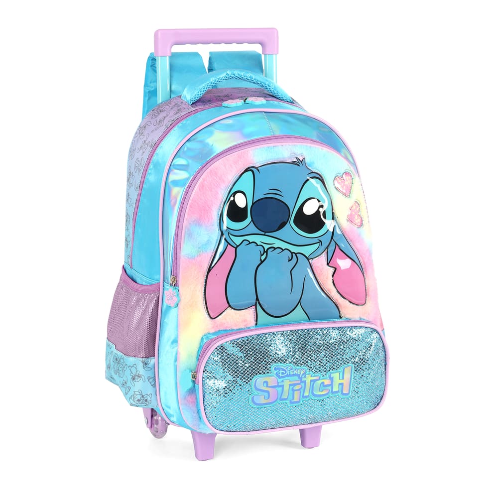 Mochila de Rodinhas Stitch Disney Luxcel