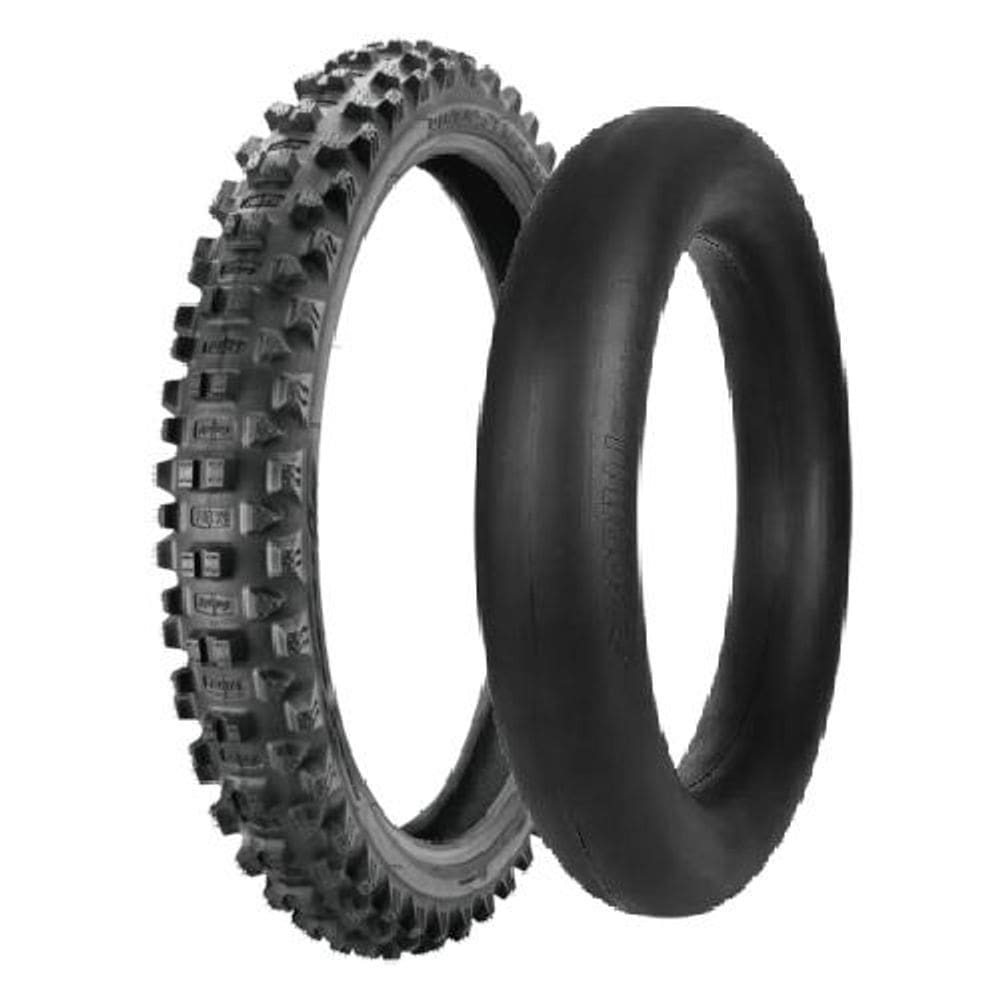Pneu Crf 250f 90/90-21 57R TT 7 Days Enduro Soft Borilli + Bib Mousse