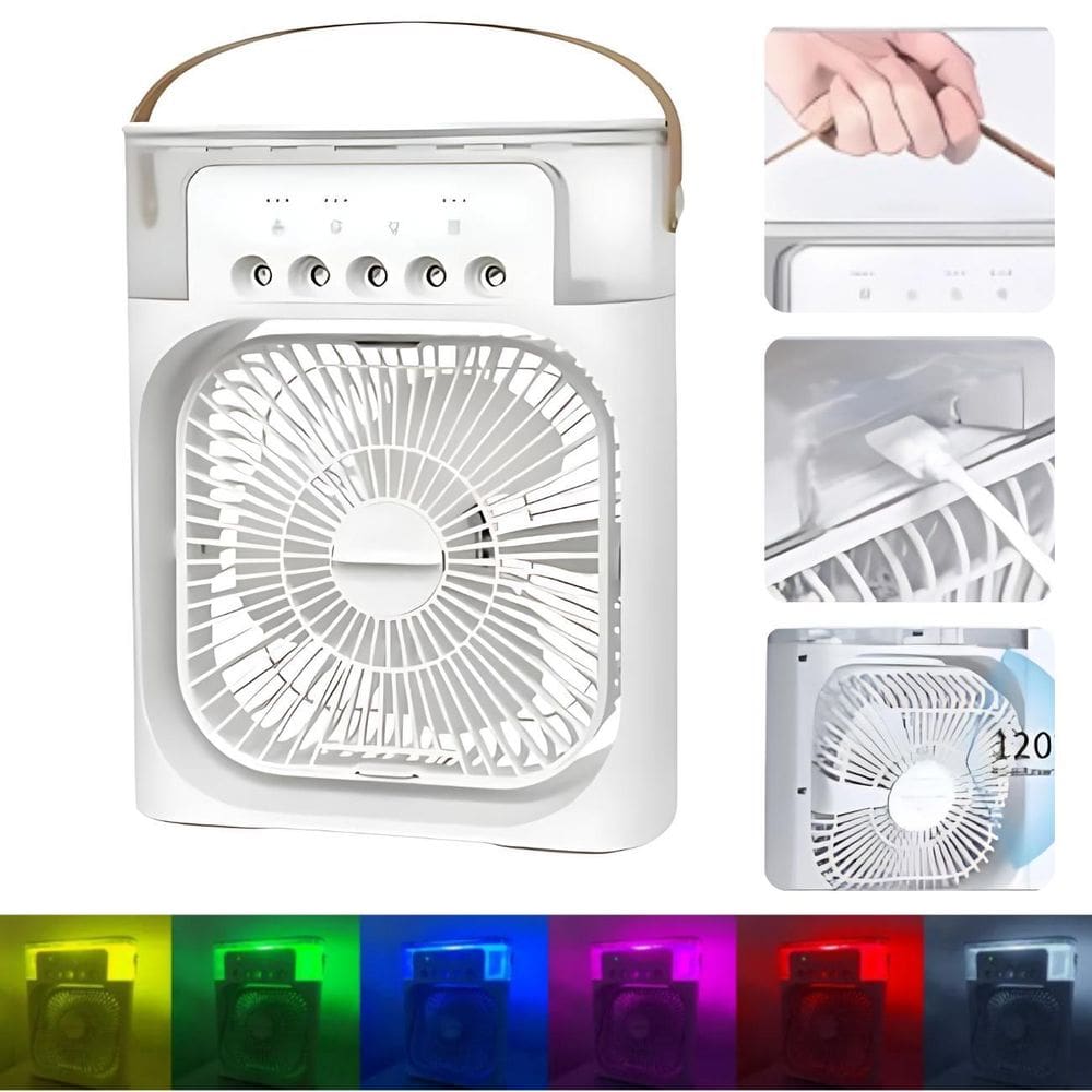 Mini Ar Condicionado Premium Com Reservatório Gelo E Água