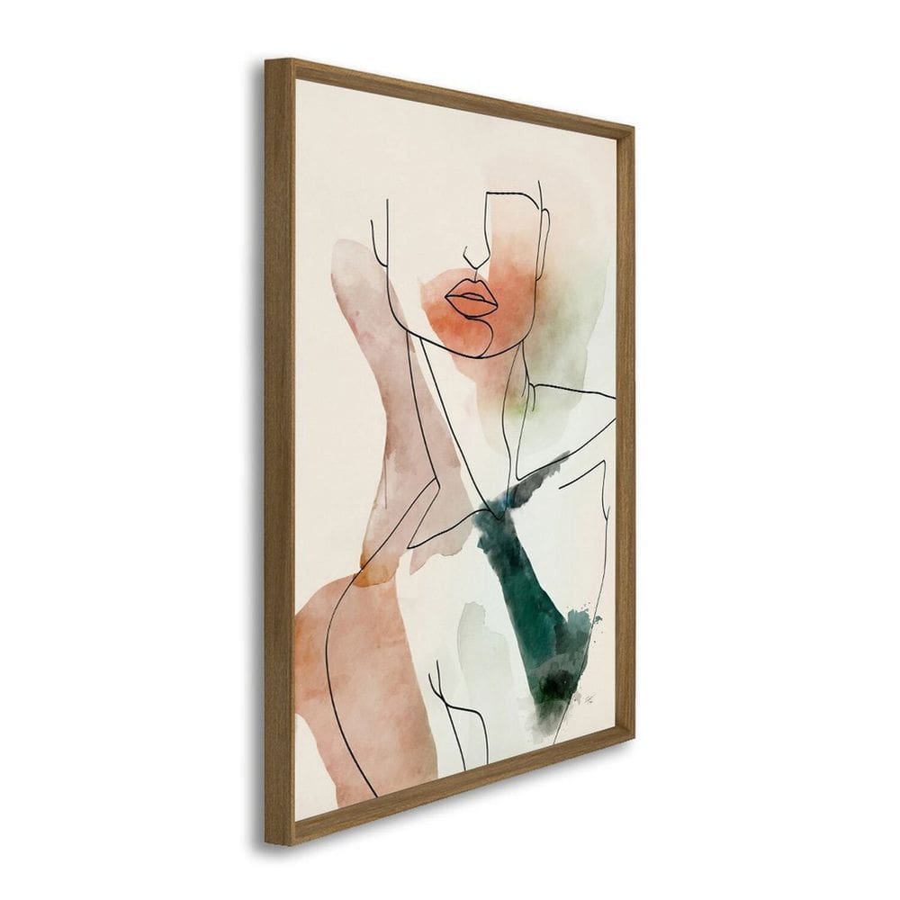 Quadro Decorativo Caricatura Homem 1 Tela 60x90 para Escritório Banheiro Hall