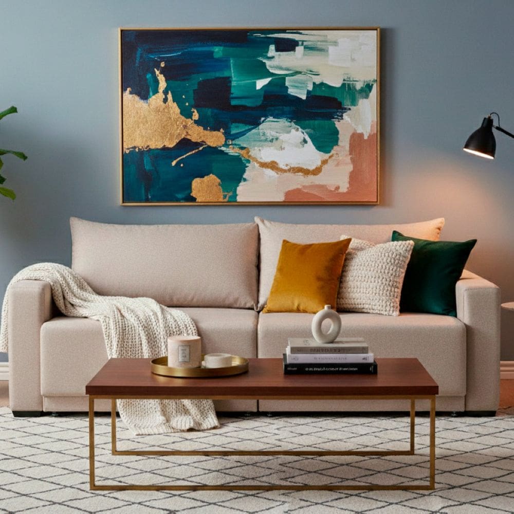 Sofá para Sala Retrátil e Reclinável 182cm Zeus Bege