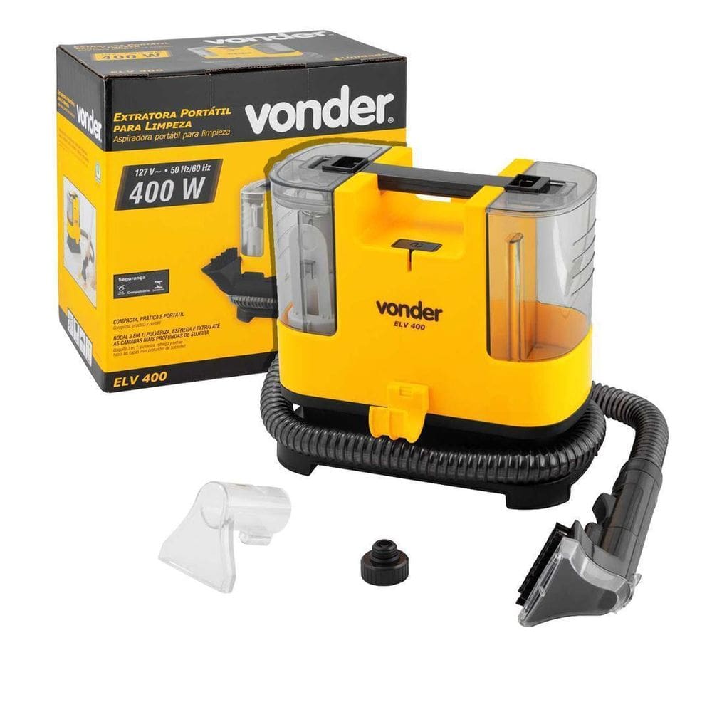 Extratora Portátil Limpeza 1,3L 400W Elv 400 Vonder 110V